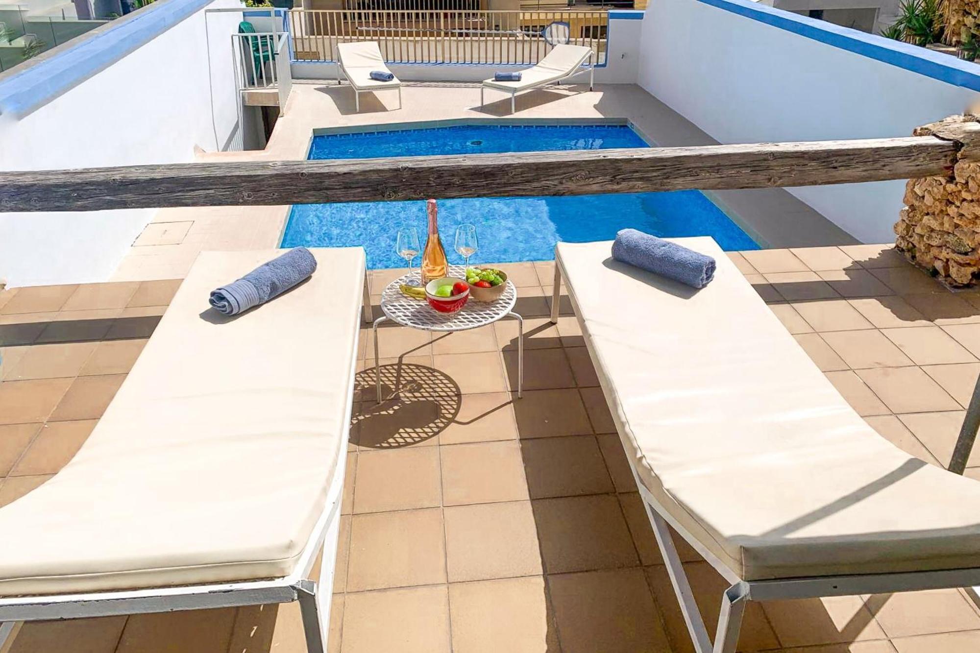 Pool & Sea Merill Apartments Mellieħa Exteriér fotografie